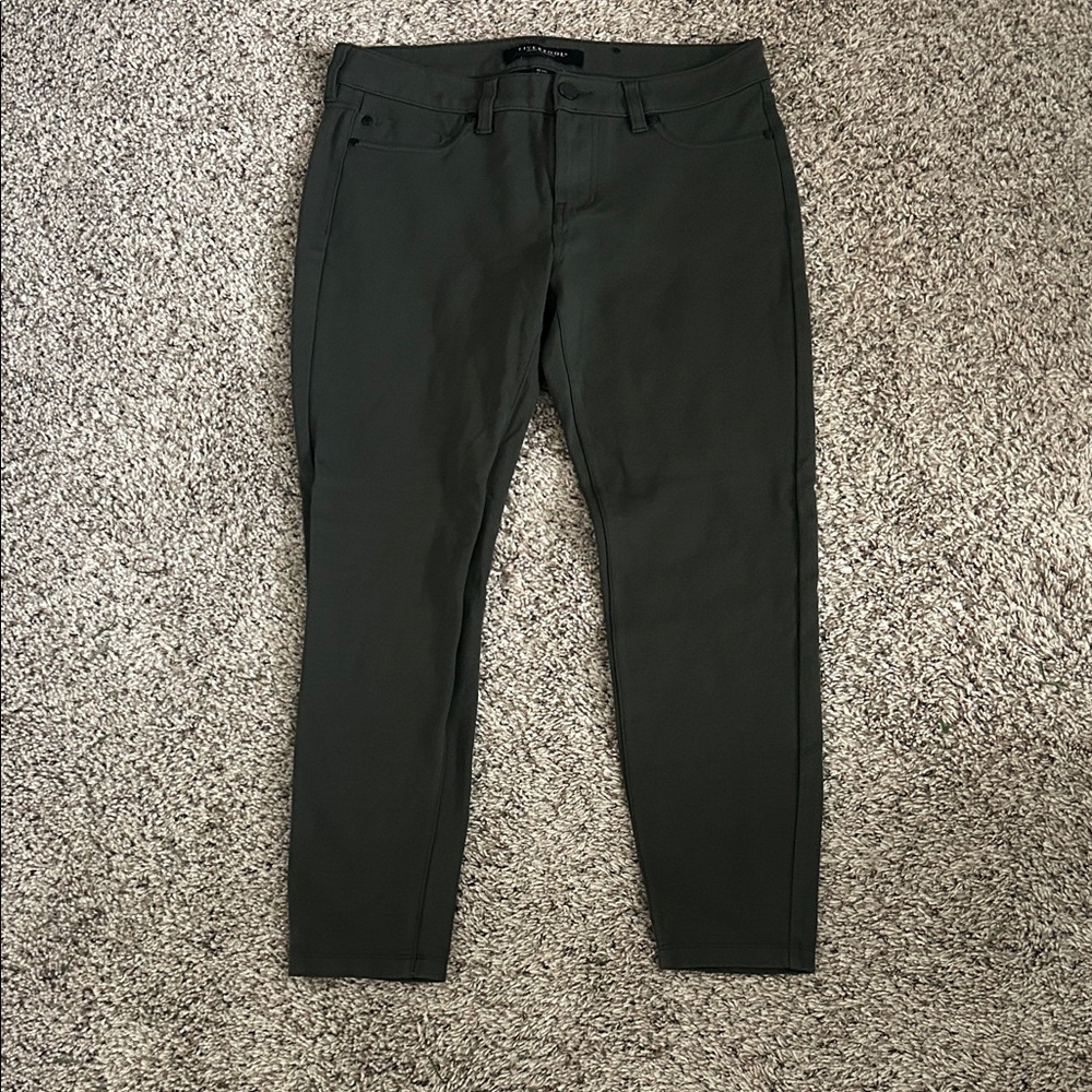 Liverpool Jeans Company Olive Grey Petite Pants